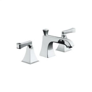 Kohler Memoirs Widespread Lavatory Faucet with Stately Design and Deco Lever Handles   454 4V