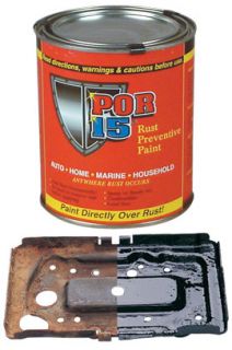 Por 15® Rust Preventive Paint Semi Gloss Black Pint Made in USA P 1PSB