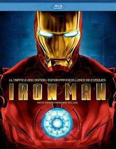 Iron Man Blu Ray Boxset Canadian Ultimate Edition New Blu Ray Boxset