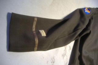 Vintage WWII Army Military US Officers Lt Uniform 5th Air Force Shirt Pants 3 4