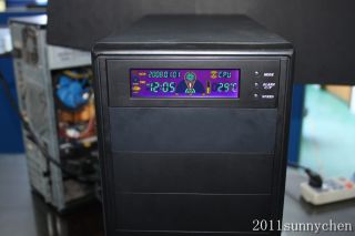 2013 5 25" LCD Panel Fan Speed Controller CPU HD Temperature Sensor PC Computer