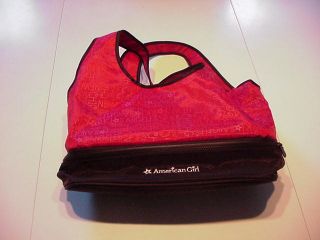 American Girl Red Store Only Retired Doll Carrier Bag Purse Tote