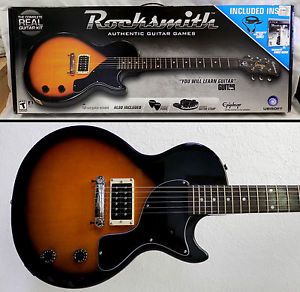 RockSmith Real Guitar Game Kit Epiphone Les Paul Junior Sony PlayStation PS3