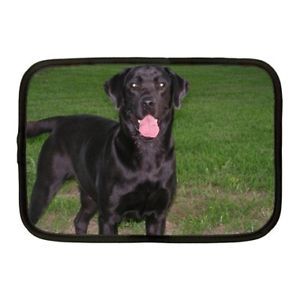 Black Lab Puppy Dog 10" Netbook Sleeve Laptop Bag Case