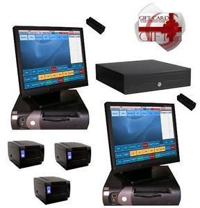 2 STN Restaurant Bar Touch POS System Software
