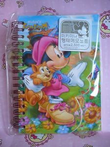 Disney Minnie Mouse Stationery Spiral Notebook Handbook