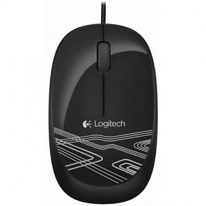 Logitech M105 Corded USB Optical Mouse (New Retail) Black 910 002958