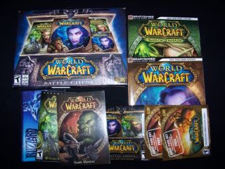 about PC MAC World Warcraft Battle Chest w Burning Crusade RPG game