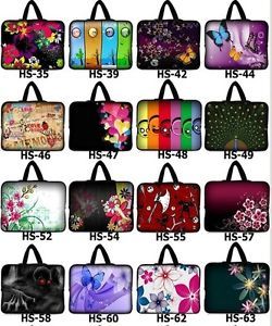 13 inch 13 3" Love Neoprene Laptop Sleeves Netbook Soft Bag Case with Handle