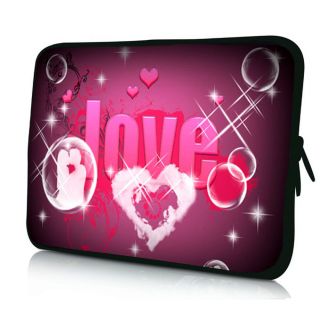 10" 10 1"Love Netbook Laptop Bag Case Sleeve Fr HP Acer Dell Sony Asus Tablet PC