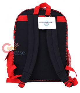 Super Mario Wii Kart School Backpack Lunch Bag Set 16"