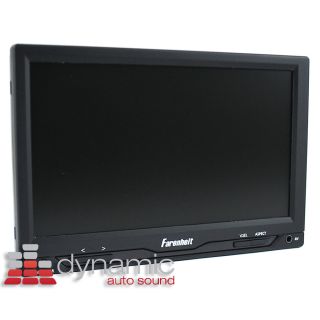 Farenheit® T 7012IRA 7" Dual Channel IR Headrest Monitor w Ultra Bright LED New