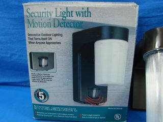 Intelectron Security Light w Motion Detector BC8300B Power Outage Protection
