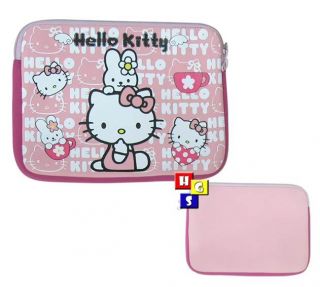 Hello Kitty Samsung Note Galaxy Tab 10 1" Notebook Laptop Sleeve Cover Pink Case