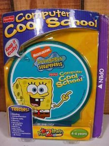 Spongebob Squarepants Fisher Price Cool School Computer Game New