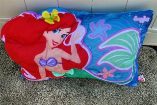 Disney Princess Ariel Snugglers Pillow Stuff Hug Play Vibrant Colors