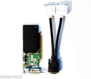 Dell ATI Radeon X1300 Pro 256MB PCI E Video Card Low Profile Dual DVI Cable