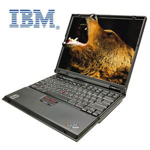 IBM ThinkPad T 20 Laptop Computer PC for Repair or Parts Used Complete