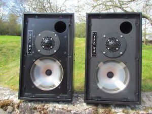 Rogers LS5 9 BBC Monitor Speakers RARE Matched Pair in Ebony Finish Swisstone