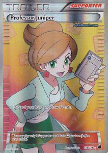 Professor Juniper 116 116 Full Art Ultra RARE Plasma Freeze Pokemon Card