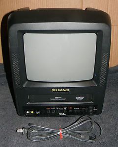 TV ~BROKSONIC COLOR TV VCR COMBO~AC/DC POWER OPERATION~AUTO CLOCK on ...