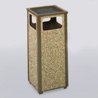 Rubbermaid Commercial Products Aspen 12 Gal. Sand Top Ash/Trash Receptacle