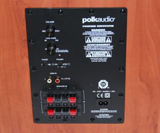 Polk Audio PSW110 PSW Series Subwoofer Cherry Wood Finish 800089544