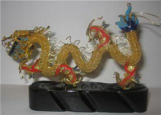 GP Filigree Dragon Statue Feng Shui Protection Power