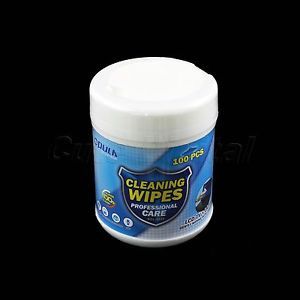 New 100 Pcs Soft Laptop Computer Monitor LCD TV Screen Cleaning Clean Wet Wipes