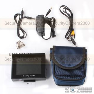 Portable Audio Video CCTV Security Tester Tools with 4 0'' Color TFT LCD Monitor