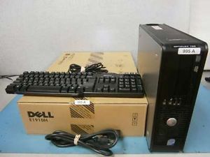 Dell Optiplex 755 Dccy Keyboard New Monitor Power Cable Window 7 Home P 995A