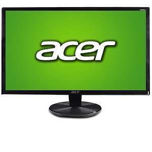 Acer P237HL 23 inch LED Widescreen Monitor 1920x1080 DVI VGA w Speakers