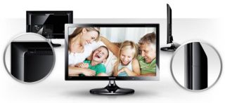 Samsung SyncMaster T23B551 Smart TV Monitor 23inch Wide Full HD TN LED MHL