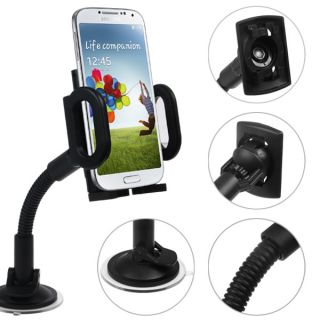 Universal Big Car Windshield Mount Stand Holder for iPhone4S 4 5 GPS Samsung