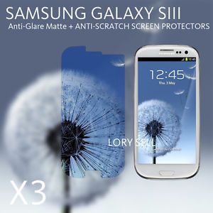 Samsung Galaxy S3 Screen Protector Anti Glare