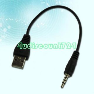 USB Male to 3 5mm Stereo Headphone Jack Audio Adapter