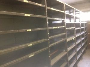 Heavy Duty Commercial Metal Shelves Posts Great for Garage or Shed Storage