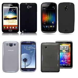 Silicone Gel Case Cover for All Latest Smartphones incl iPhone 4S Galaxy S3 S2