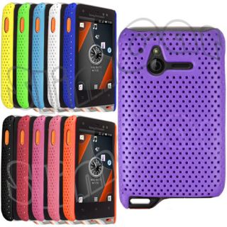 Plastic Mesh Skin Case Fr Sony Ericsson Xperia Active ST17i Hole Protector Cover