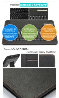 Modison Ultra Thin Wireless Bluetooth Keyboard Case for Samsung Galaxy Note 10 1