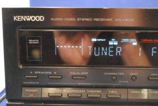 Kenwood KR V8010 Audio Video Stereo Receiver 200 Watt Max Nice Unit