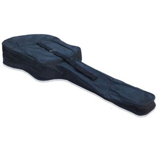Black Smooth Face Guitar Bag Cover Soft Case Holder for 38 inch Acoustic Guitar