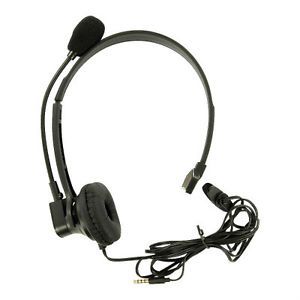 Cellet Hands Free Wired Headset with Boom Microphone 3 5mm Mono Retail Package
