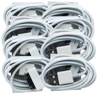 USB Sync Data Cable Cord Charger for iPhone 2 3G 3GS 4G 4S iPod Generic 8x