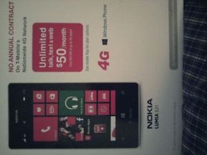 Nokia Lumia 521 4G Windows Phone with T Mobile
