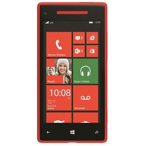 New HTC Windows Phone 8x 16GB Factory Unlocked Red Windows 8 GSM Smartphone