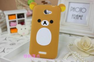 Lovely Cute Teddy Bear Silicone Soft Cover Case for Tmobile HTC One S