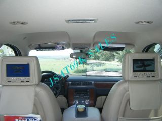 New Headrest 7" LCD Car Monitor CD DVD Player USB