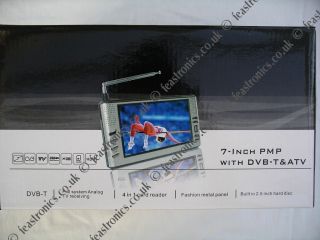 7" 40GB Digital Media Player Freeview Digital TV Tuner Record Multicard Reader