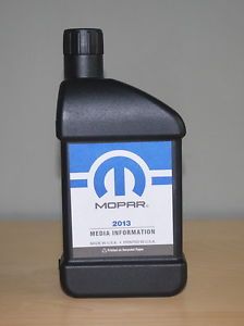 2013 Dodge Mopar Media Press Kit Oil Can USB Flash Drive